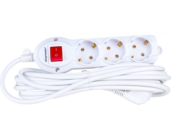 Сетевой удлинитель Спутник S-303 5м – изображение 3