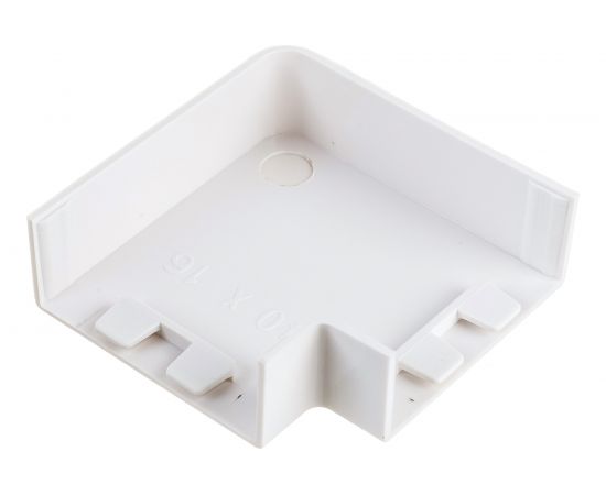 Поворот EKF 90 градусов 40х16 4 шт Plast PROxima Белый SQabw-40-16x4 – изображение 3