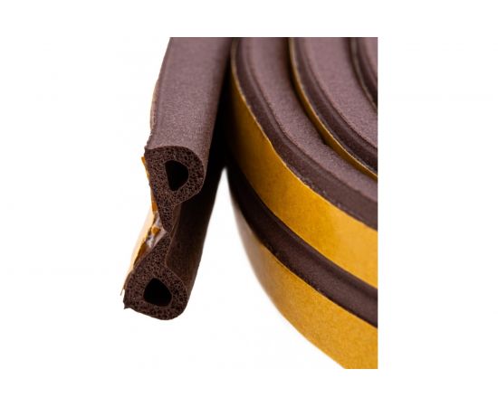 Резиновый уплотнитель СИБРТЕХ (6 м; профиль P; коричневый) 88918 – изображение 3