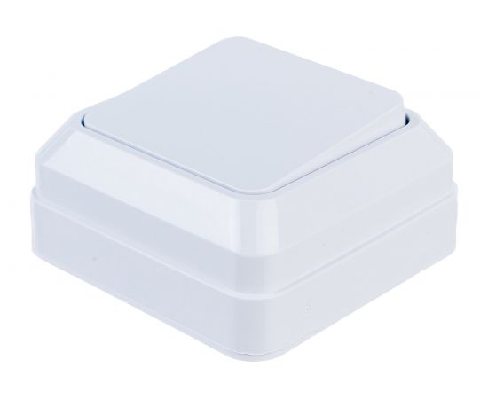 Выключатель Intro 210101 10А, 250В, IP20, ОУ, Quadro, белый 360 Б0027631 – изображение 3