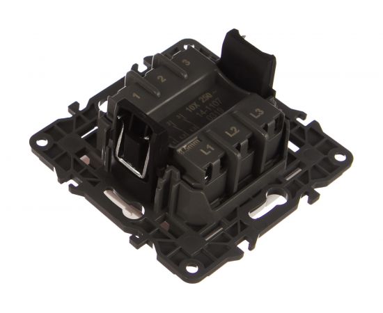 Тройной выключатель ЭРА 14-1107-01 10АХ-250В, IP20, Elegance, белый Б0034249 – изображение 3