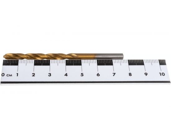 Сверло по металлу нитрид-титановое покрытие 4.5 мм РОССНА Р860240 – изображение 4