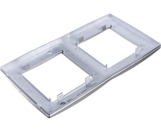 Рамка ЭРА 12-5002-03 на 2 поста, алюминий Б0014753 – изображение 4