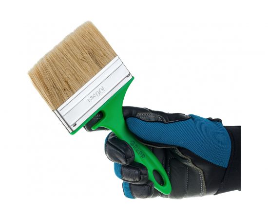 Малярная универсальная кисть Ladina GREPP пласт ручка нат щетина 100мм 200-206/288/12 – изображение 4