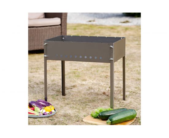 Разборный мангал СОКОЛ 50х35х13.7 см, 1,5 мм, на барашках 62-0060 – изображение 7