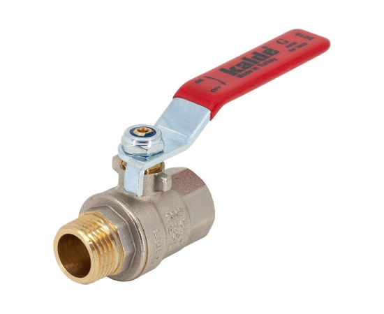 Шаровой кран KALDE полнопроходной, 1/2 вн/нар, ручка рычаг 0KV4804 