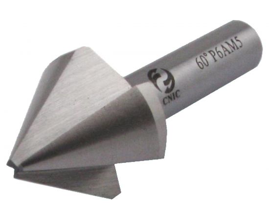 Зенковка (6.3x6.3x45 мм; конус 60 градусов; d хв=5 мм; Р6АМ5; ц/х; Z=3) CNIC 44445 