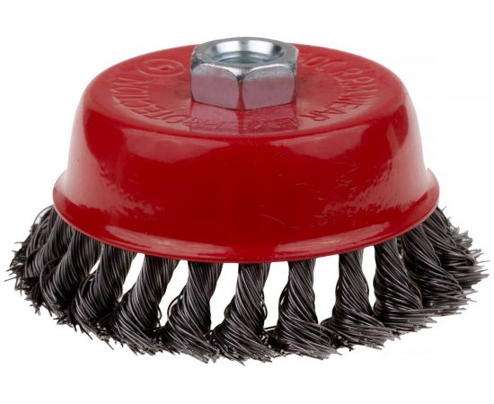 Щетка-чашка по металлу крученая 125 мм, М14 для УШМ SAMGRUPP 16136 
