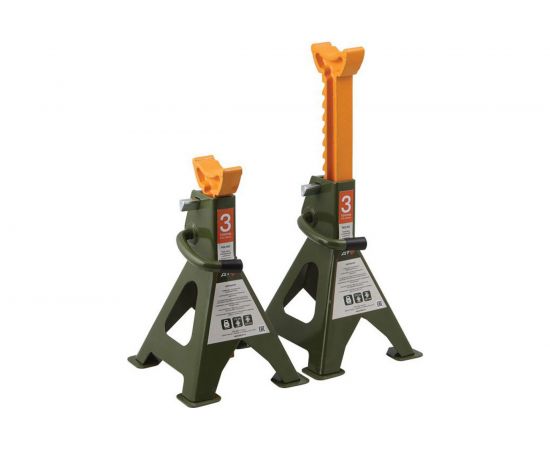 Страховочные подставки с зубчатым механизмом Дело Техники 3 т, 276-420 мм, 2 шт. 900303 