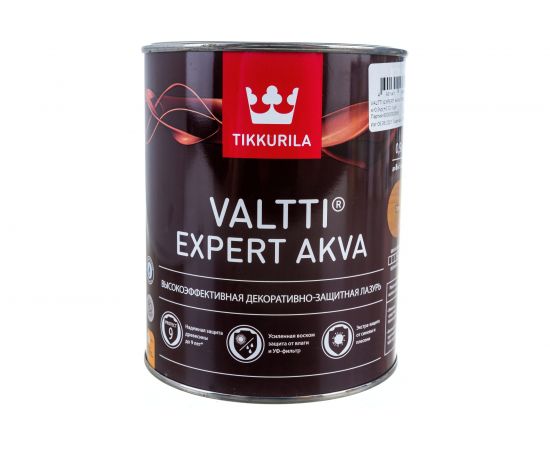 Антисептик для дерева TIKKURILA Valtti Expert Akva тик 0,9 л 48448 