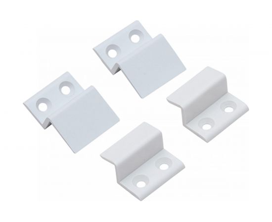 Уголок крепления москитной сетки СКОБЯНОЙ (к-т) металл., белый 008405 