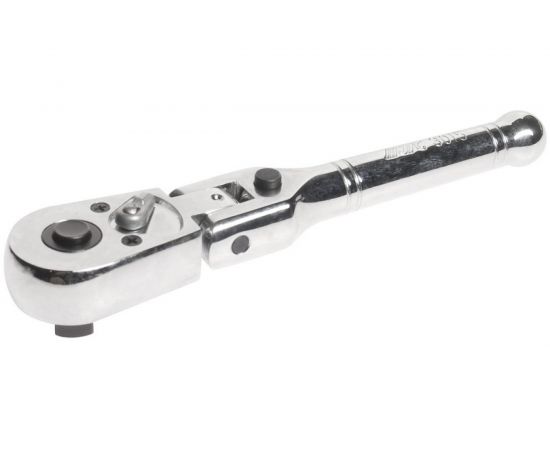 Шарнирный укороченный ключ-трещотка с фиксацией 3/8"", 162мм JTC-3015 