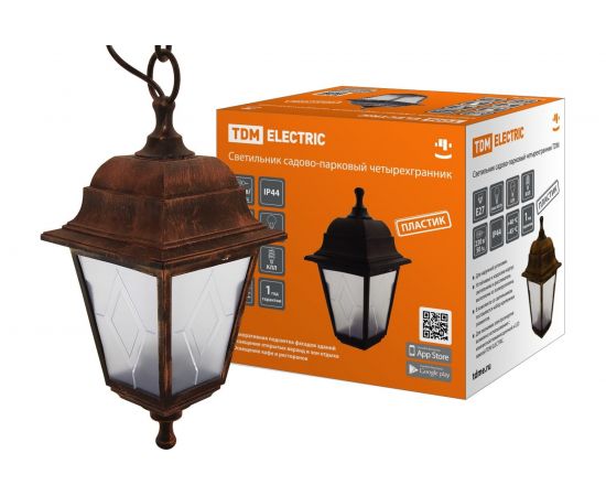 Садово-парковый светильник TDM НСУ 04-60-001 четырехгр., медь SQ0330-0786 