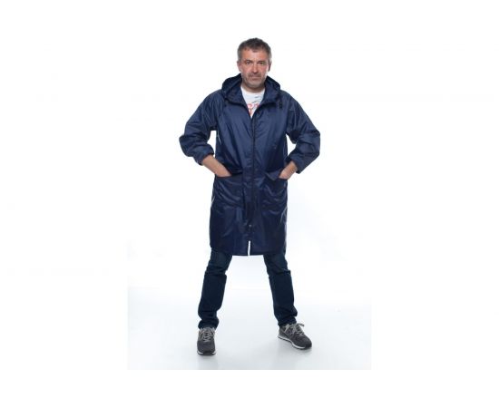 Влагозащитный облегченный плащ-дождевик БЕРТА 800-48-50, синий 