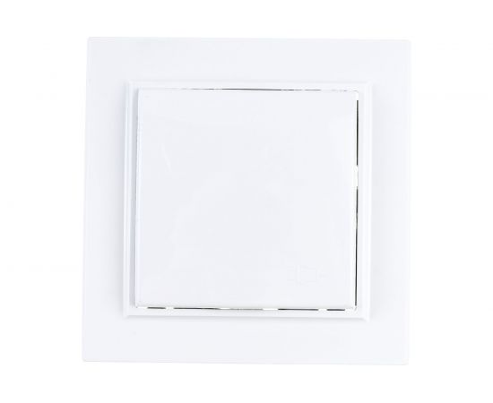 Розетка EKF Минск СП 1-местная, с заземлением и крышкой, с защитной шторкой, 16А, белая Basic SQERR16-029-100 