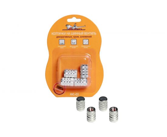 Колпачки на шинный вентиль Airline, декоративный AVC-03 
