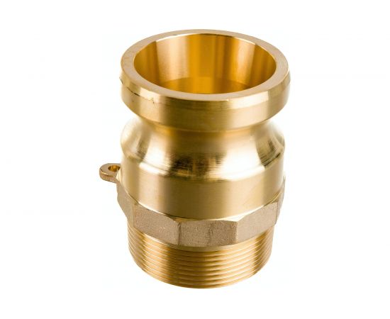 Камлок типа F (ниппель; наружная резьба BSP; 50 мм-2""; латунь) TITAN LOCK TL200FBR 