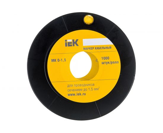 Маркировочное кольцо IEK 0-1.5мм, 5, МК, 1000шт/ролл UMK00-5 – изображение 2