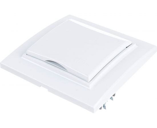 Розетка EKF Минск СП 1-местная, с заземлением и крышкой, с защитной шторкой, 16А, белая Basic SQERR16-029-100 – изображение 2