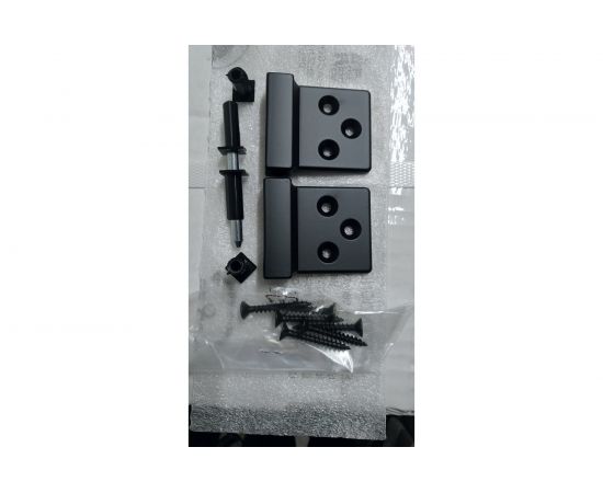 Карточная петля с квадратной осью MORELLI CH-S 85x82 B, разобранная, цвет черный 9012793 – изображение 2