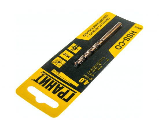 Сверло по металлу HSS-Co (4.0х75/43 мм) ГРАНИТ 165017 – изображение 2