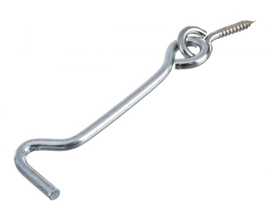 Дверной ввертный прутковый оцинкованый крючок РемоКолор 100 мм 70-0-234 – изображение 2