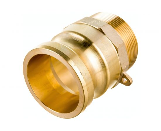 Камлок типа F (ниппель; наружная резьба BSP; 50 мм-2""; латунь) TITAN LOCK TL200FBR – изображение 2