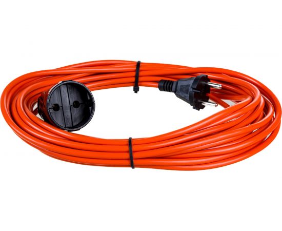 Силовой удлинитель Glanzen шнур штепсельное гнездо ПВС 2x0,75 10 м арт. ES-10-001 00-00006696 – изображение 2