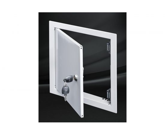 Ревизионная люк-дверца ВИЕНТО металлическая с замком 600x600 ДР6060МЗ – изображение 3