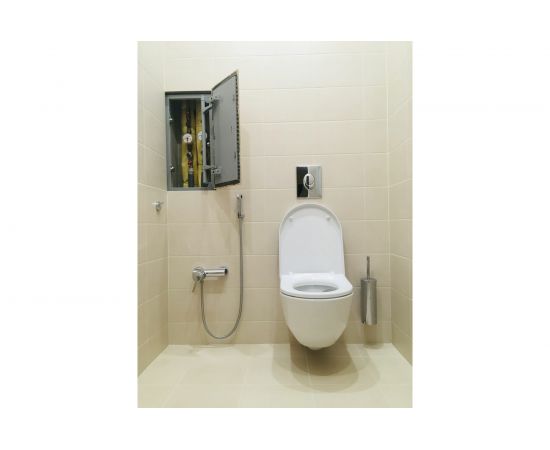 Стальной ревизионный люк под плитку Хаммер Стил 60x60 см 31600600 – изображение 3