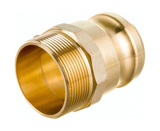 Камлок типа F (ниппель; наружная резьба BSP; 50 мм-2""; латунь) TITAN LOCK TL200FBR – изображение 3