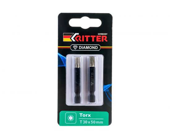 Бита 30 x 50 мм магнитная 2 шт. Diamond TORX RITTER PS20193055 – изображение 3