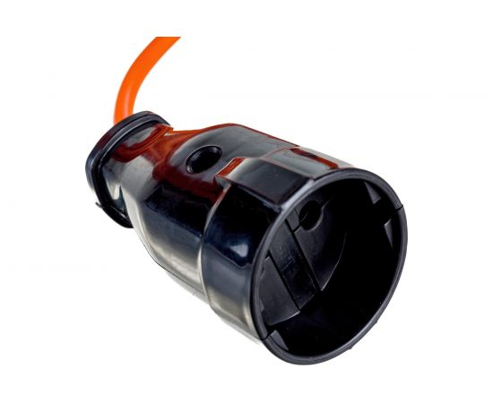 Силовой удлинитель Glanzen шнур штепсельное гнездо ПВС 2x0,75 10 м арт. ES-10-001 00-00006696 – изображение 3