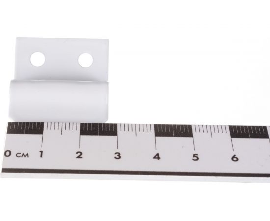 Уголок крепления москитной сетки СКОБЯНОЙ (к-т) металл., белый 008405 – изображение 3