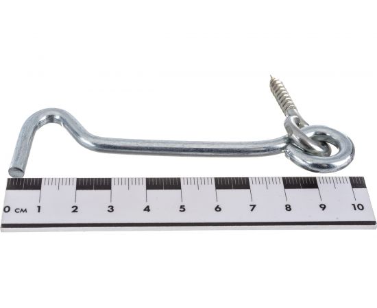 Дверной ввертный прутковый оцинкованый крючок РемоКолор 100 мм 70-0-234 – изображение 3