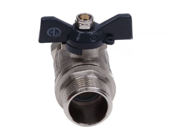 Шаровой кран для МП труб AQUALINK нар 3/4x20 B бабочка 1310 – изображение 4