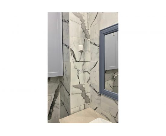 Стальной ревизионный люк под плитку Хаммер Стил 60x60 см 31600600 – изображение 4