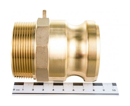 Камлок типа F (ниппель; наружная резьба BSP; 50 мм-2""; латунь) TITAN LOCK TL200FBR – изображение 4