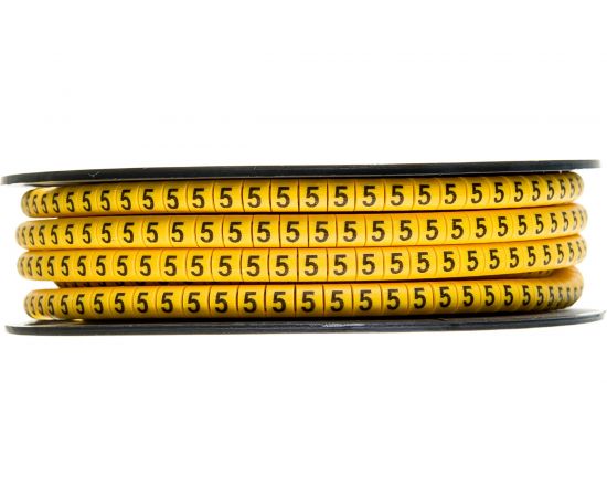 Маркировочное кольцо IEK 0-1.5мм, 5, МК, 1000шт/ролл UMK00-5 – изображение 4