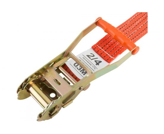 Ремень для крепления груза FIT храповый механизм 196 мм, лента 50 мм x 6 м, 2000/4000 кг 64920 – изображение 5