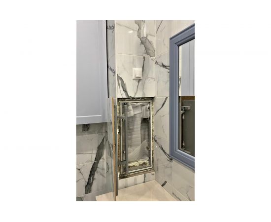 Стальной ревизионный люк под плитку Хаммер Стил 60x60 см 31600600 – изображение 5