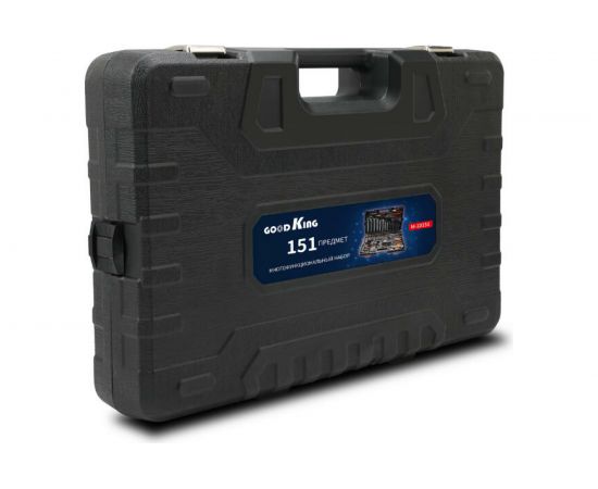 Набор инструментов GOODKING 151 предмет 1/4" 3/8" 1/2" трещотка M-10151 – изображение 5