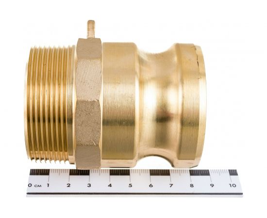 Камлок типа F (ниппель; наружная резьба BSP; 50 мм-2""; латунь) TITAN LOCK TL200FBR – изображение 5