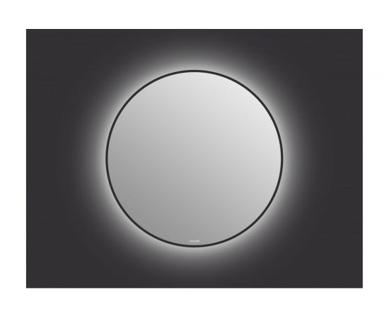 Зеркало Cersanit ECLIPSE smart 80x80 с подсветкой, круглое, черная рамка 64147 – изображение 5