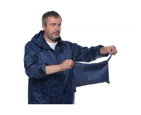 Влагозащитный облегченный плащ-дождевик БЕРТА 800-48-50, синий – изображение 6