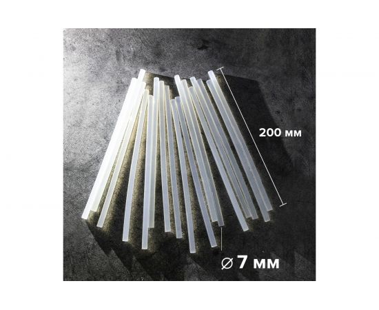 Клеевые стержни (12 шт; 7х200 мм; прозрачные) BRAUBERG 670292 – изображение 6