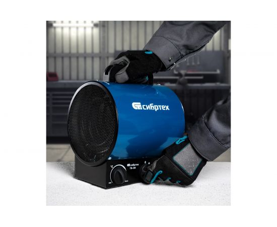 Тепловая пушка СИБРТЕХ ТВ-3М тепловентилятор, 230 В, 3 режима, вентилятор, 1500/3000 Вт 96437 – изображение 7