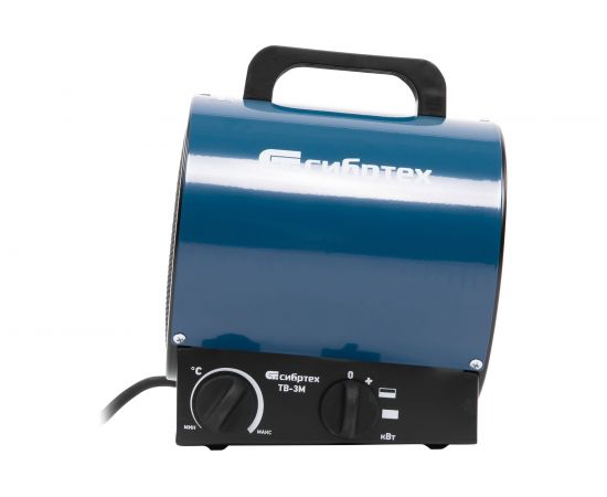 Тепловая пушка СИБРТЕХ ТВ-3М тепловентилятор, 230 В, 3 режима, вентилятор, 1500/3000 Вт 96437 – изображение 8