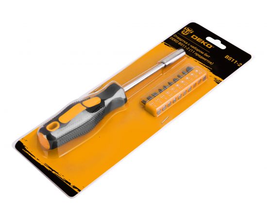 Отвертка с набором бит DEKO BS11-2 11 предметов 