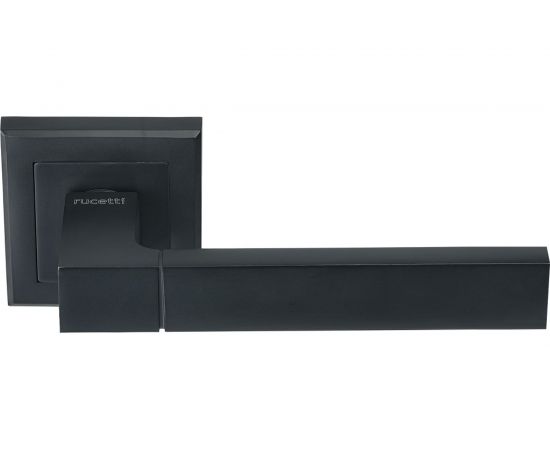 Ручка дверная Rucetti RAP 16-S BL, цвет - черный 9013294 